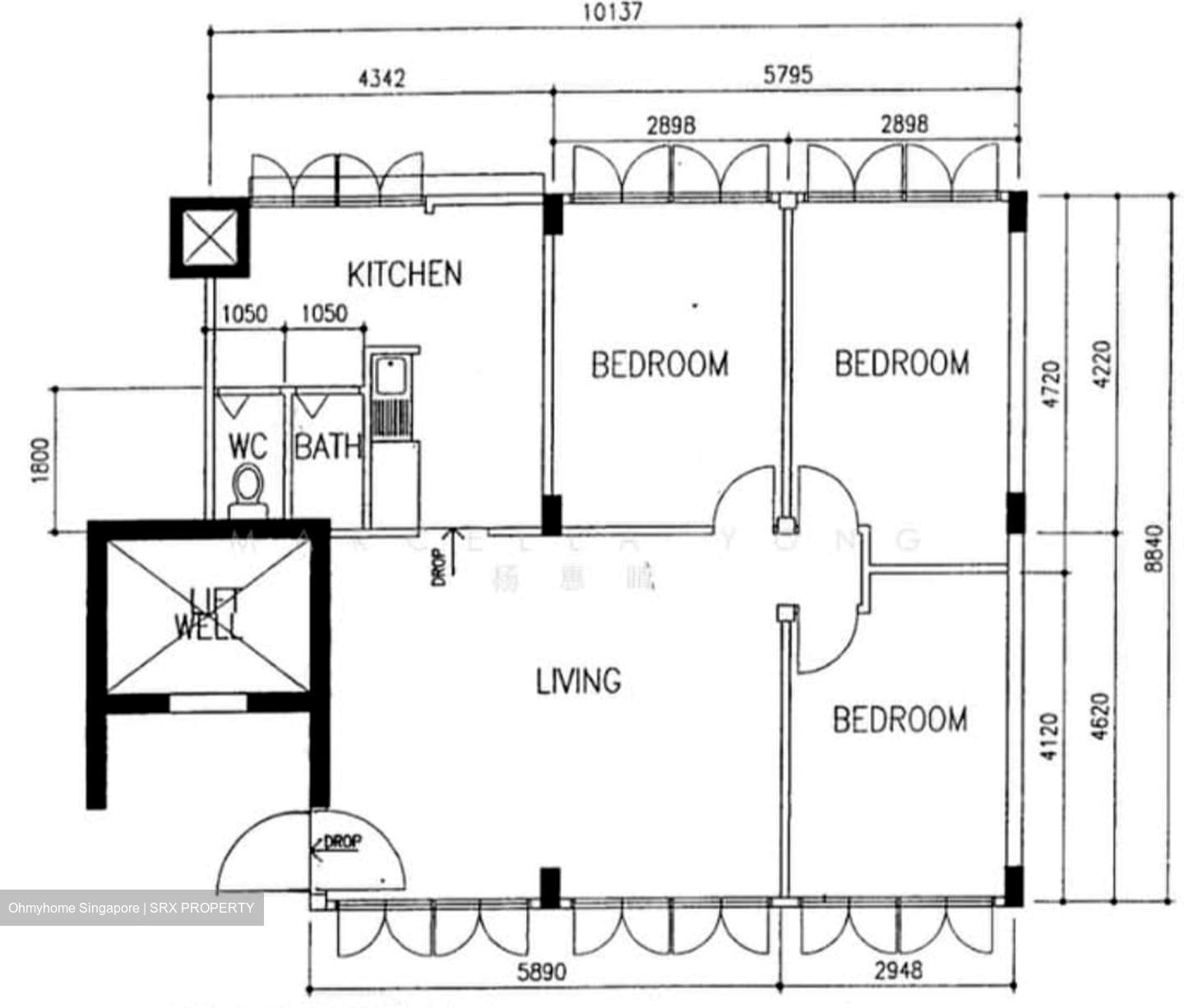 Blk 208 Toa Payoh North (Toa Payoh), HDB 4 Rooms #608581711